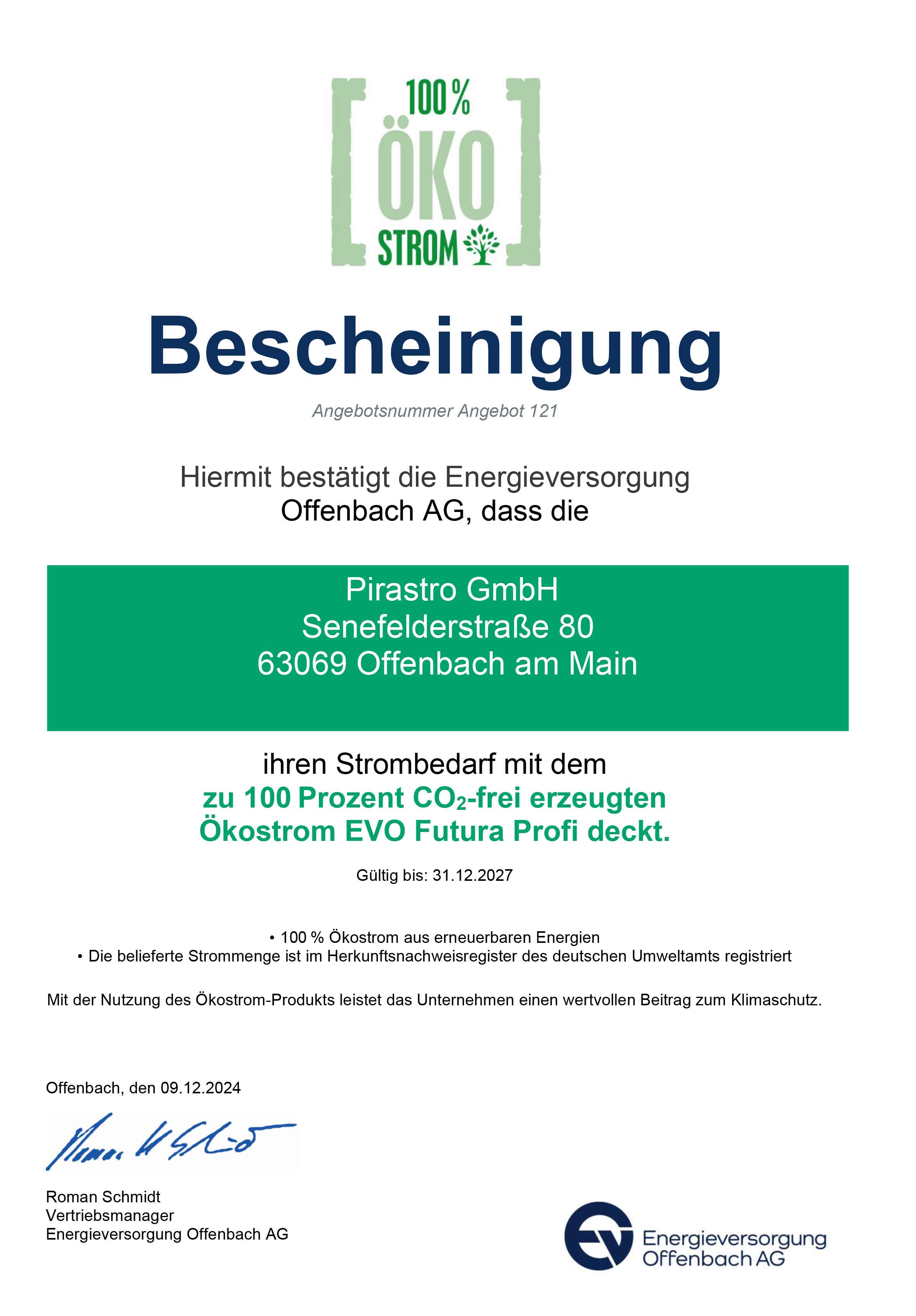 Ökozertifikat-Pirastro